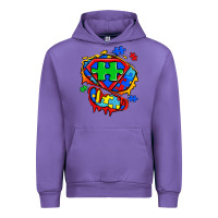 Tulip autism superhero ripped tshirt Urban Hoodie - Zillion Design Studio