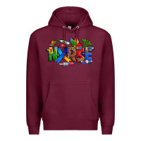 Burgundy autism nurse Premium Hoodie - Zillion Design Studio