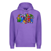 Purple autism nurse Premium Hoodie - Zillion Design Studio