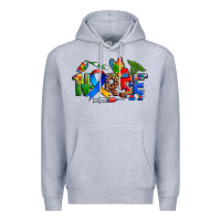 Heather Grey autism nurse Premium Hoodie - Zillion Design Studio