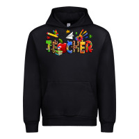 Black autism teacher Urban Hoodie - Zillion Design Studio