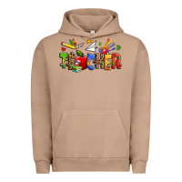 Pigment Burro autism teacher Urban Hoodie - Zillion Design Studio