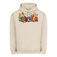Pigment French Oak autism teacher Urban Hoodie - Zillion Design Studio