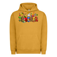 Pigment Peanut Butter autism teacher Urban Hoodie - Zillion Design Studio