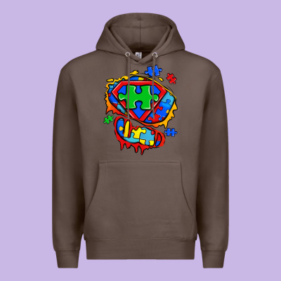 Autism Superhero Ripped Tshirt Premium Hoodie Designed By Zillion Design Studio