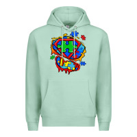 Seafoam autism superhero ripped tshirt Premium Hoodie - Zillion Design Studio