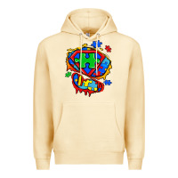 Pina Colada autism superhero ripped tshirt Premium Hoodie - Zillion Design Studio