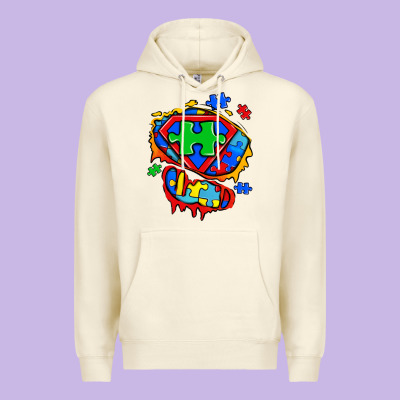 Autism Superhero Ripped Tshirt Premium Hoodie Designed By Zillion Design Studio