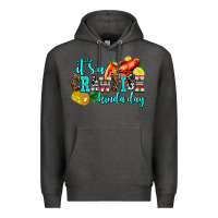 Charcoal Heather its a crawfish kinda day Premium Hoodie - AdoDesignShop