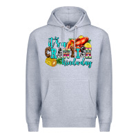 Heather Grey its a crawfish kinda day Premium Hoodie - AdoDesignShop