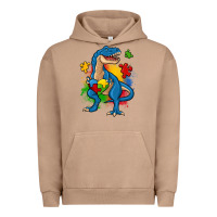 Pigment Burro autism trex Urban Hoodie - Zillion Design Studio