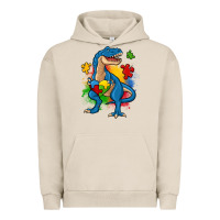 Pigment French Oak autism trex Urban Hoodie - Zillion Design Studio