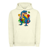 Pigment Pistachio autism trex Urban Hoodie - Zillion Design Studio