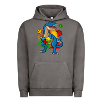 Pigment Tornado autism trex Urban Hoodie - Zillion Design Studio