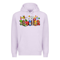 Lilac autism teacher Premium Hoodie - Zillion Design Studio