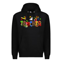 Black autism teacher Premium Hoodie - Zillion Design Studio