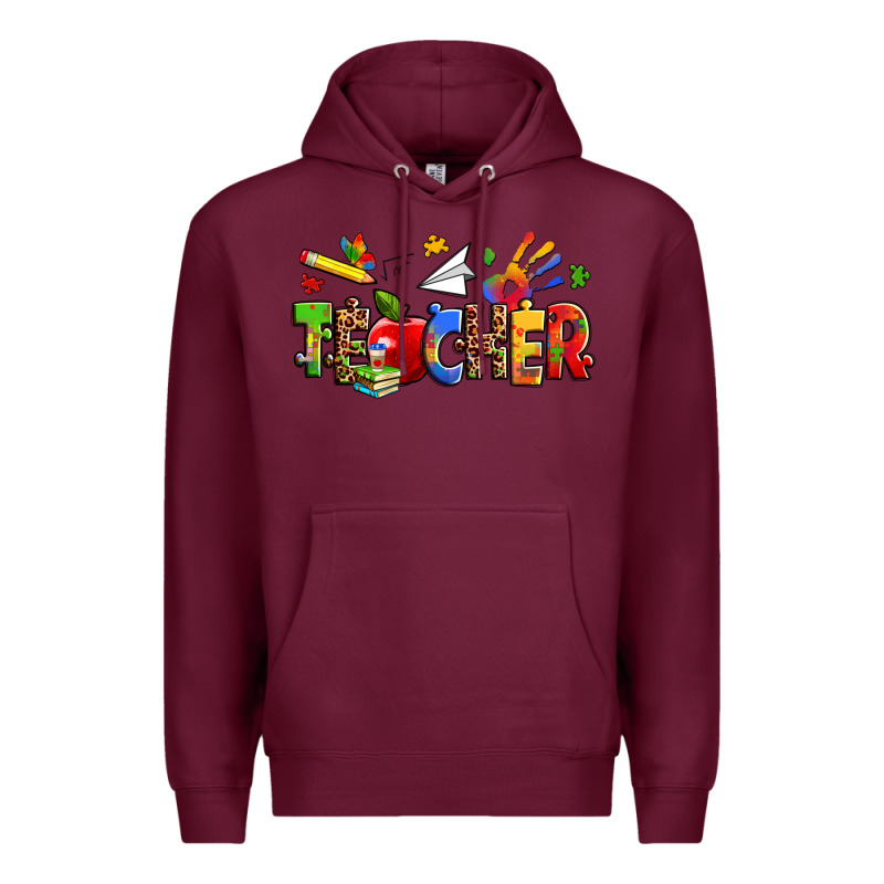 Autism Teacher Premium Hoodie by Zillion Design Studio | Teevron