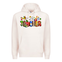 Pale Pink autism teacher Premium Hoodie - Zillion Design Studio