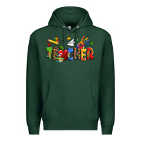 Sports Green autism teacher Premium Hoodie - Zillion Design Studio