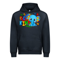 Navy be kind autism elephant Urban Hoodie - Zillion Design Studio