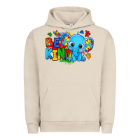 Pigment French Oak be kind autism elephant Urban Hoodie - Zillion Design Studio