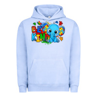 Pigment Grape Ice be kind autism elephant Urban Hoodie - Zillion Design Studio