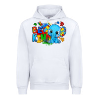 White be kind autism elephant Urban Hoodie - Zillion Design Studio