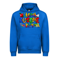 Cobalt i teach ausome kids autism teacher Urban Hoodie - Zillion Design Studio