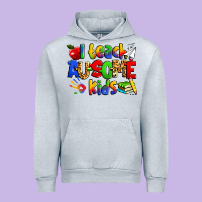 I Teach Ausome Kids Autism Teacher Urban Hoodie Designed By Zillion Design Studio