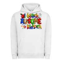Pigment Lunar Rock i teach ausome kids autism teacher Urban Hoodie - Zillion Design Studio