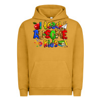 Pigment Peanut Butter i teach ausome kids autism teacher Urban Hoodie - Zillion Design Studio