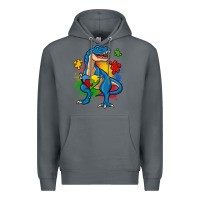 Autism Trex Premium Hoodie | Teevron