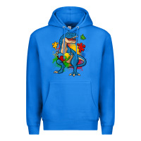 True Royal autism trex Premium Hoodie - Zillion Design Studio