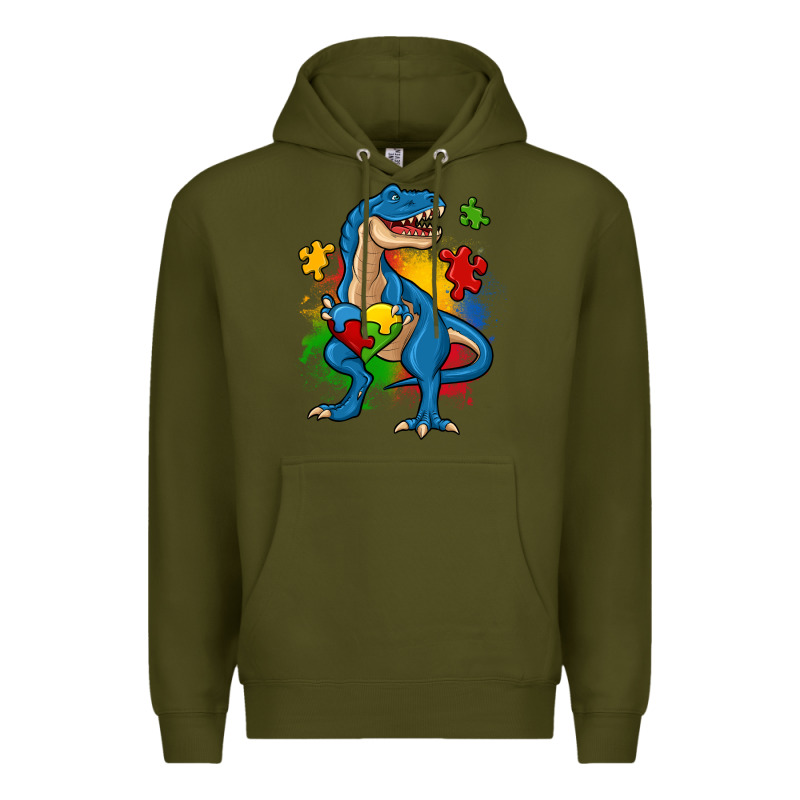 Autism Trex Premium Hoodie by Zillion Design Studio | Teevron