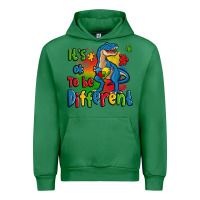 Emerald it's ok to be different autism trex Urban Hoodie - Zillion Design Studio