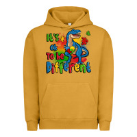 Pigment Peanut Butter it's ok to be different autism trex Urban Hoodie - Zillion Design Studio