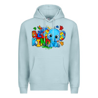 Blue Mist be kind autism elephant Premium Hoodie - Zillion Design Studio