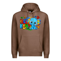 Chestnut be kind autism elephant Premium Hoodie - Zillion Design Studio