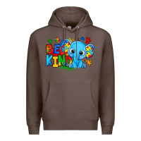 Coffee be kind autism elephant Premium Hoodie - Zillion Design Studio
