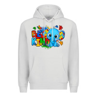 Dove Grey be kind autism elephant Premium Hoodie - Zillion Design Studio