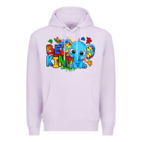 Lilac be kind autism elephant Premium Hoodie - Zillion Design Studio