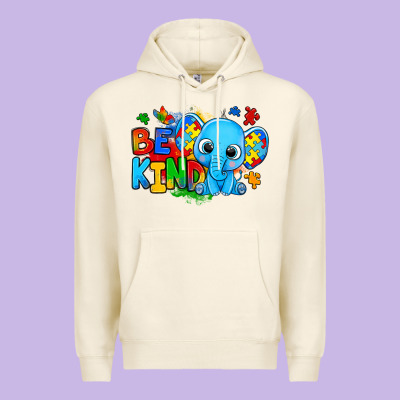 Be Kind Autism Elephant Premium Hoodie Designed By Zillion Design Studio