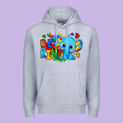 Be Kind Autism Elephant Premium Hoodie Designed By Zillion Design Studio