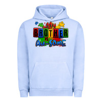 Pigment Grape Ice my brother is ausome autism Urban Hoodie - Zillion Design Studio