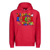 Cardinal i teach ausome kids autism teacher Premium Hoodie - Zillion Design Studio