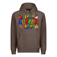 Coffee i teach ausome kids autism teacher Premium Hoodie - Zillion Design Studio