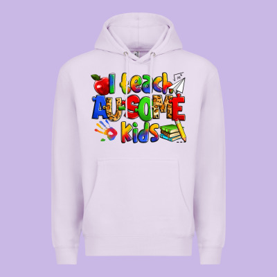 I Teach Ausome Kids Autism Teacher Premium Hoodie Designed By Zillion Design Studio