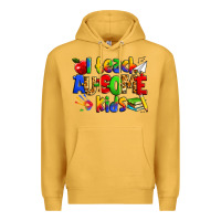 Mustard i teach ausome kids autism teacher Premium Hoodie - Zillion Design Studio
