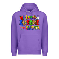 Purple i teach ausome kids autism teacher Premium Hoodie - Zillion Design Studio