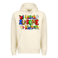 Sandshell i teach ausome kids autism teacher Premium Hoodie - Zillion Design Studio